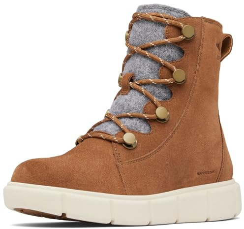 Sorel Damen Explorer™ Iii Joan Wp Schneestiefel, Velvet Tan Chalk, 39.5 EU