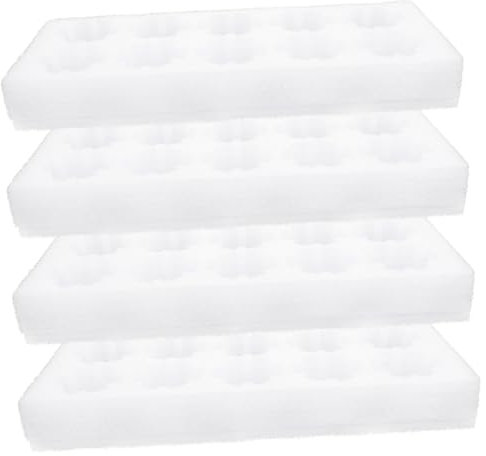 Healeved 2sets Portauova Schiuma Antisfondamento Contenitore Per Uova Con Comparti Per Sicura Conservazione Frigorifero Per Cucina e Supermercati