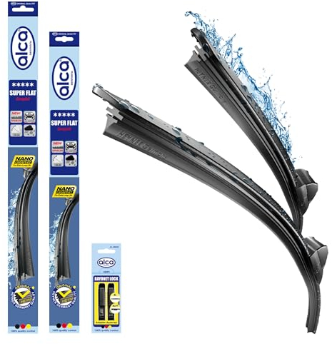 alca® Scheibenwischer Set passend für OPEL ZAFIRA LIFE (03.2019-07.2025) SUPER FLAT Flachbalkenwischer