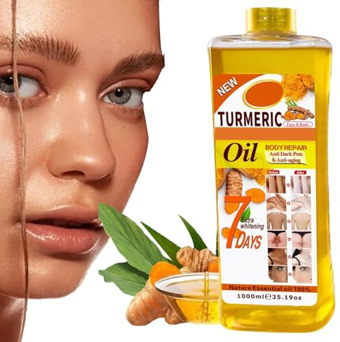 Veetgold Körperöl,Veetgold Kurkuma Körperöl,Veetgold Vitamin C Körperöl-Korrektor,Veetgold Körperöl Vitamin C 7 Tage,Veetgold Körperöl Vitamin C Für Feuchtigkeitsspendende,pflegende Haut (Kurkuma)