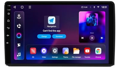 WOMGKDA Android 13 2 DIN Car Radio Stereo para Opel Zafira B 2005-2014 9 Pulgadas Autoradio con Carplay navegación GPS cámara de Respaldo RDS USB FM AHD Controles en el Volante(S50 8+256G)