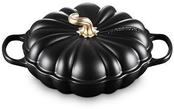 Le Creuset Enameled Cast Iron Signature Pumpkin Braiser, 2.75 qt., Licorice