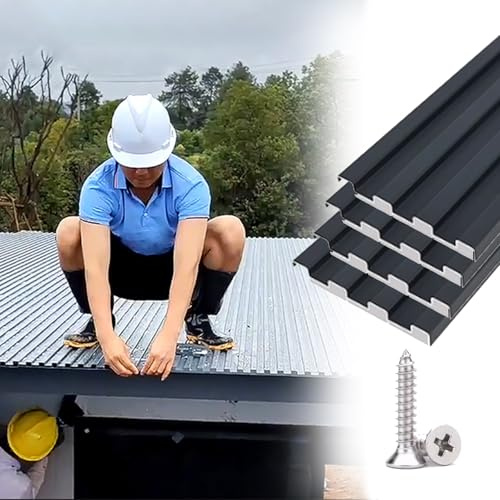Aluminum Roofing Sheets with Screws - Fire & Wind Resistant Outdoor Panels for Garden, Garage, Shed - Long-lasting Roof Covering Solution