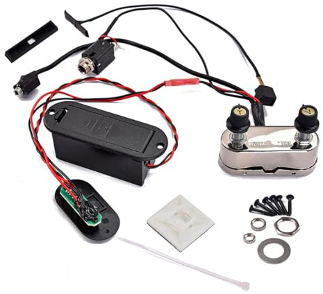 mophrati Elektrische Violine Bridge Tonabnehmer Verstärker Violinen Saiten Tonabnehmer Ersatzteile Musik Zubehör Performance