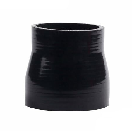LUXERAD Raccord de tuyau en silicone renforcé universel à coude de 45 degrés - Réducteur de diamètre intérieur de 45 mm à 55 mm - Coupleur de tuyau - Longueur 3 (76 mm) - Pour admission d’air directe