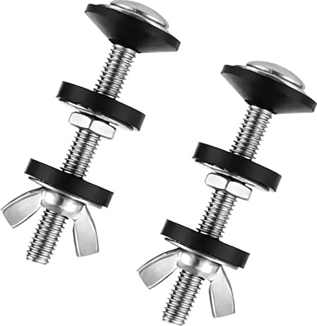 RowGlow 2pcs tornillos fijación cisterna inodoro wc M6x70mm acciaio inossidabile 304, kit de fijación para depósito de cisterna Accesorios de instalación (M6x70 2pcs)
