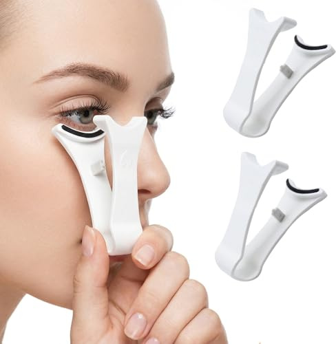 PYRUVAE 2 Pièces Pince Faux Cils Magnetique - Recourbe Cils Pour Cils Magnetique - outils d'application de cils - Pince à épiler - Applicateur de faux cils - Recourbe