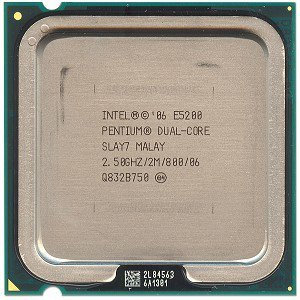 Intel Pentium Dual-Core E5200 CPU Tray Pentium Dual-Core 2500 MHz Sock.per LGA 775 FC 800 FSB 2048 KB L2