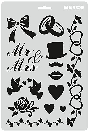 Schablone 'Hochzeit' Meyco