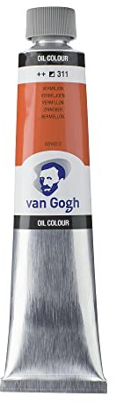 Van Gogh Oil Color Paint, 200ml Tube, Vermillion 311