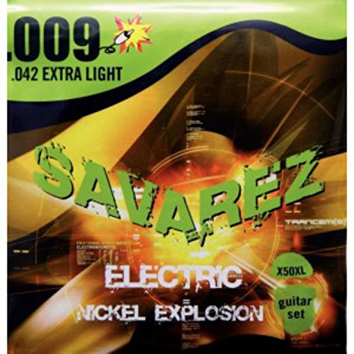 Cuerdas para guitarra eléctrica X50XL 9-42 Explosion Nickel round wound