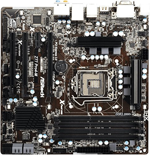 Asrock Z77 PRO4-M Mainboard Sockel 1155 (Intel Z77, 4X DDR3 Speicher, PCI-e, ATX, 4X USB 2.0)