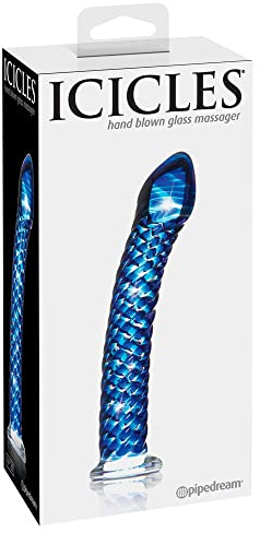 Pipedream Icicles® No. 29, Blue, 17,8 cm