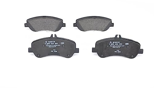 Bosch BP1243 - Brake Pads Car Front Axle - Bosch Quality - Reduced Noise and Dust - ECE-R90 Certified - Copper-Free - 1 Set of 4 Pads