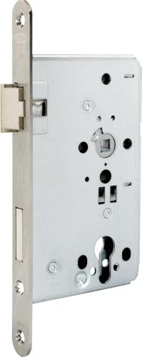 BKS Behörden-Einsteckschloss 0615 PZW 20/60/72/8mm DIN R VA rd Kl 5