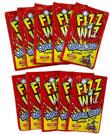 Fizzwiz Strawberry Fizz Wiz Popping Candy 10 sachets