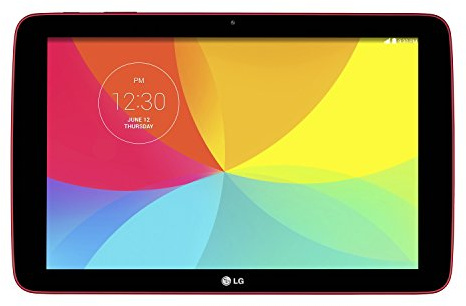 LG G Pad V700 10.1-Inch Tablet (Red) - (Snapdragon 1.2 GHz, 16 GB RAM, Android 4.4.2)