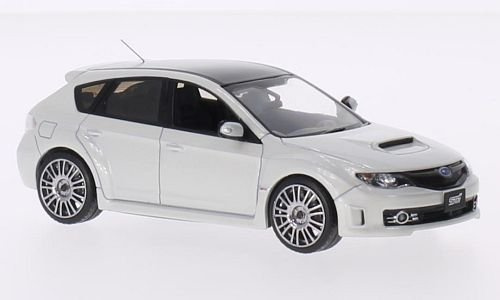 Subaru Impreza WRX STI, metallic-Weiss, RHD, 2010, Modellauto, Fertigmodell, J-Collection 1:43