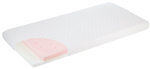 Alvi Kindermatratze Klima Kim 60x120 cm | Babymatratze Komfortschaum mit Luftkanälen für Klimaregulierung | Bettmatratze Beidseitig nutzbar | Matratze mit abnehmbarem Bezug