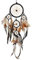 Kleiner Traumfänger - Dreamcatcher Ø 9 cm & 4 x klein, (Schwarz)