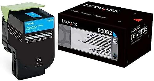 Lexmark 80C0S20 Cartouche de toner 1 pièce(s) Original Cyan