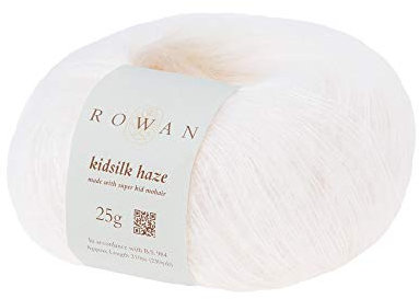 Rowan Z012000-00612 Handstrickgarn, 70% Mohair, 30% Seide, White, OneSize, 25