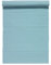 LINUM Uni Dekoratives Tischläufer für Esstisch 45x150 cm, 100% Gerippte Baumwolle, Maschinenwaschbar, Helles Himmelblau