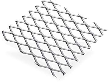 Ess Profiles 1177764 Chapa, Gris, 16 x 8 mm, 0.8 mm, 50 x 25 cm