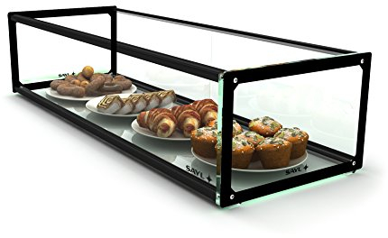 Vitrina Expositor de Cristal EP20D SAYL Ideal para Hosteleria/Pasteleria/Bolleria