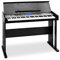 Schubert Carnegy-61 - Keyboard, E-Piano, 61 Tasten, 100 Rhythmen, 136 Instrumente, 8 Demosongs, Aufnahme-Funktion, Lernfunktion, Stereo-Lautsprecher, Kopfhörer-Ausgang, Doppelfunktion, schwarz