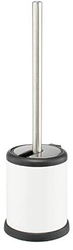 bremermann WC-Garnitur mit Automatik-Deckel, Edelstahl & Kunststoff, (weiß)