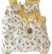 Girls Duvet Cover Sets Double Bedding Yellow Pineapple Bedding Set Decorative Microfiber Polyester Bedding &Linen with 2 Pillow Shams, Soft Fruit Print for Kids Boys 3 Pieces,Zipper Cute Lovely