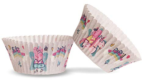 Dekora 339260 - Pirottini in carta Peppa Pig, 5 x 3 cm, 25 pezzi