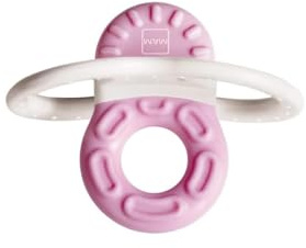 MAM Bite & Relax Étape 1 Mini Dentarule, Soulagement des Gencives, 2 Mois, Rose