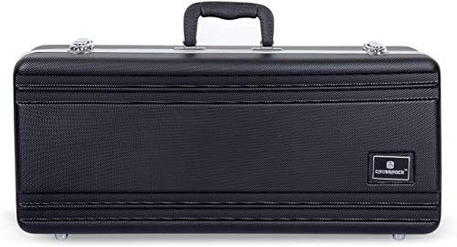 Crossrock CRA861ASBK-R Altsaxophon-Koffer, rechteckig, mit einzelnem Schultergurt, Schwarz
