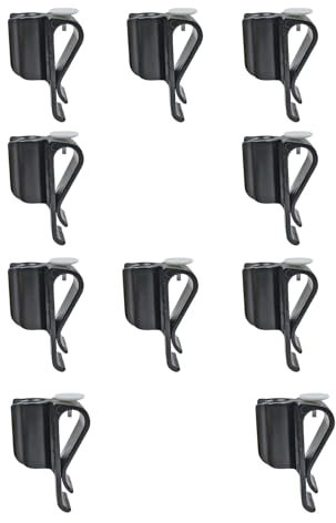 10 Pack Golf Putter Clip Golf Bag Clip on Putter Clamp Holder Golf Putter Clip Organizer Ball Marker for Golf Accessories