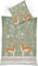 fleuresse Bettwäsche Feinbiber Schilf Größe 135x200 cm (80x80 cm)