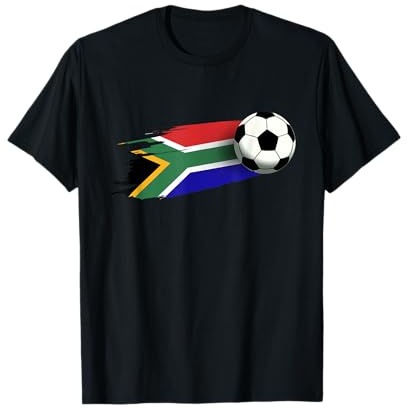 South Africa Flag Jersey South African Soccer Team T-Shirt