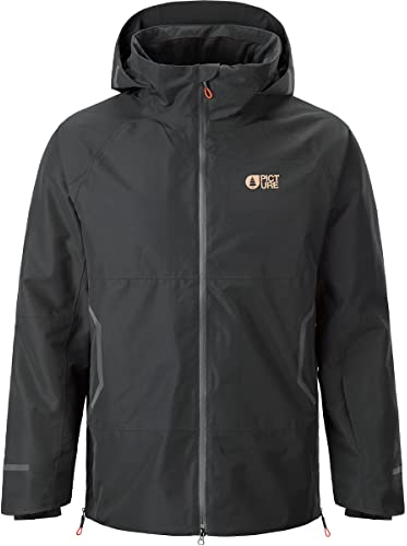 Picture M Dailytime Jacket Schwarz - Warme wasserdichte Herren Jacke, Größe M - Farbe A Black