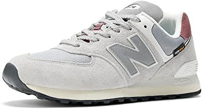 New Balance Unisex-Erwachsene 574 V2 Konkrete Jungle Sneaker, Grau/Grau, 6.5 Wide Women/5 Men