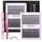 Individual Eyelashes Kit, 240 Pcs 20D+40D 9-14mm 0.07D Curl Mixed DIY Individual Cluster Lashes with Lash Bond & Seal and Applicator,Cluster Eyelash Starter Kit(9-14mm Mix 20D+40D Eyelashes kit)
