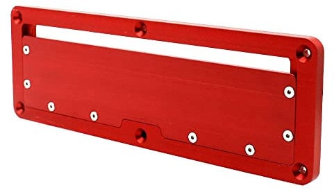 KhUKhu Tischsägen-Einsatz, elektrische Kreissäge, Klapp-Abdeckplatte, Klapp-Bodentisch, spezielle Abdeckplatte, Aluminium-Einsatzplatte, Fräsplatte