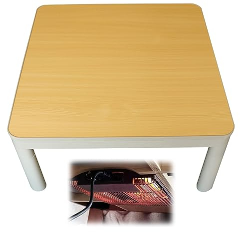 Kotatsu,Japanese Heated Table,Klapptisch Desk Bett Tisch mit Heizung,Japanischer Wärmetisch,Square Niedriger Haushalts Computertisch,Schreibtisch Multifunktions Kleiner Esstisch