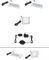 Homeface ARTITA LED 10 Unterbauleuchten Glasbodenbeleuchtung 3er Set LED CLIPS/SPOT inkl. LED Netzteil 12V(3er Set - Kaltweiss 6500K)