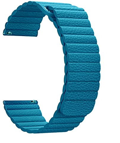 CYPHE 20 mm 22 mm Lederarmband mit magnetischer Schnalle Uhrenarmband, 20 mm, Leder, Achat