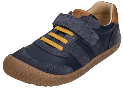 KOEL Barefoot Kinderschuhe - Sneakers Dylan II Leather 101 Blue, Größe:23 EU