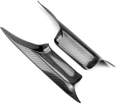 ECZDDEFS Innen Türgriff Für B&MW F01 F02 7 Serie Vorne Links + Rechts Auto Innen Türen Panel Griff Trim Abdeckung 51419115501 51429151211 (Color : Carbon Pattern Rear)