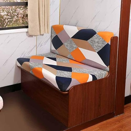 YWQJL Bezüge Für Wohnwagen Sitzgruppe 2 Stück Camper-Kissenbezüge, Rv-Sitzbezüge Möbelschutz, Sofa-Sitzkissenbezug Elastisch Einfach Zu Montierende Bankbezüg(15*,2 piece Set)