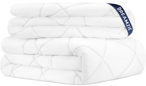 Dreamzie Bettdecke 155x200 4 Jahreszeiten 2 teilig - Sommerdecke 155x200 150gsm+Ganzjahresdecke 155 x 200 300gsm=Winterdecke 450gsm