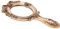 BELLIFFY Spiegel anfassen Vanity Mirror schminkspiegel Mirror Lightweight Mirror rustikal dekorativ Tischdekoration hochzeitsdeko Kleiner Handspiegel Mädchen-Handspiegel Harz Golden